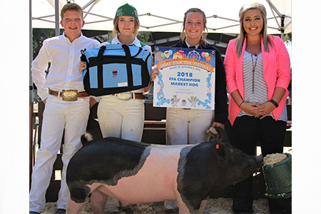 18 Monterey County Fair, Reserve Grand Champion Market Hog, Shown by Taryn Wright Test