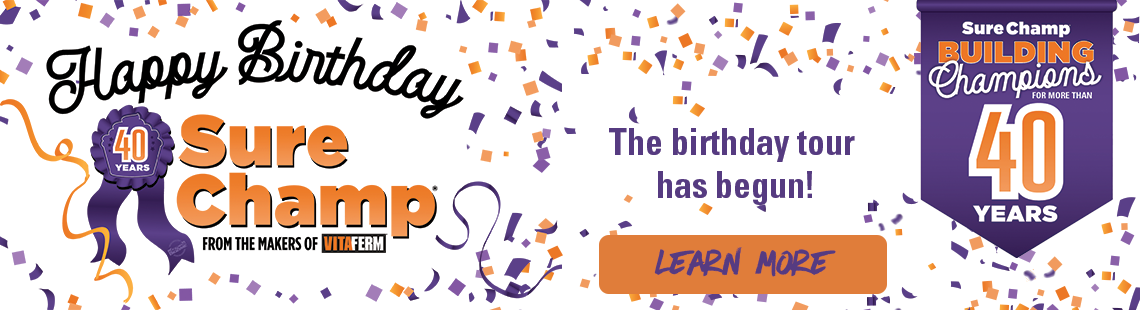 Happy Birthday Sure Champ - Click here to learn more