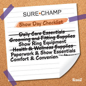 Show Day Checklist for Livestock